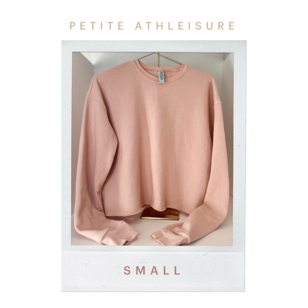 [NEW ARRIVAL] Millennial Pink Cropped Fleece Longsleeve, Small